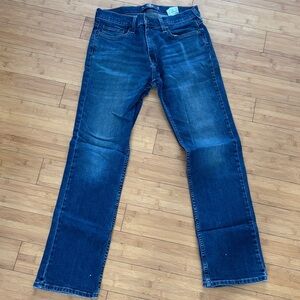 Hollister Men's Dark Blue Straight boot 32x32